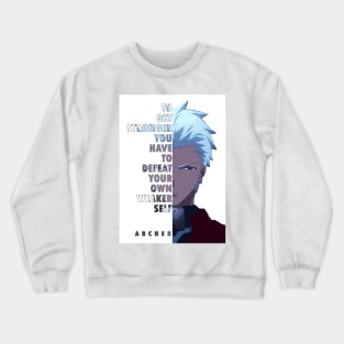 Archer Fate Quote Crewneck Sweatshirt